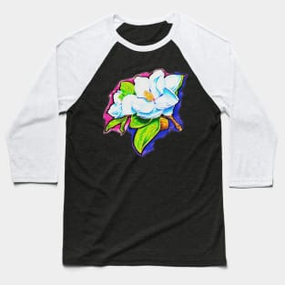 Magnolias Color Baseball T-Shirt